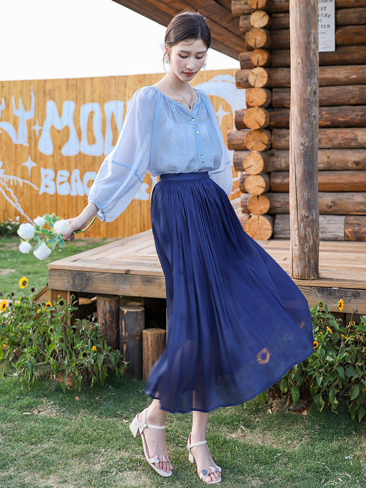 Elegant A-Line Skirt for Women | Tajstylo