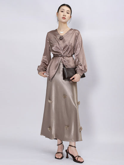 3D Floral Skirt for Women | Tajstylo