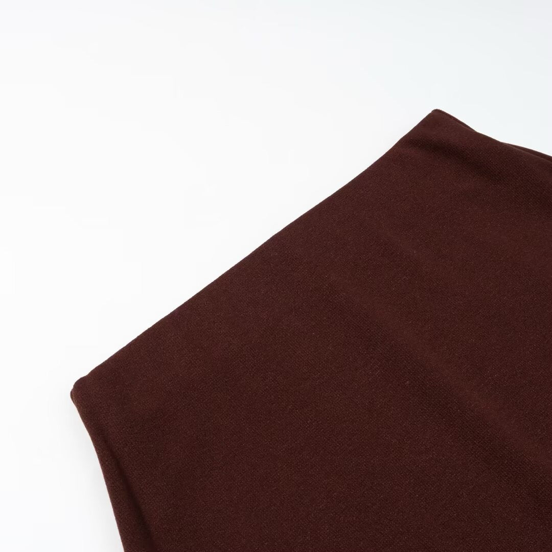 Knot Detail Top and Flute Midi Skirt Set | Tajstylo
