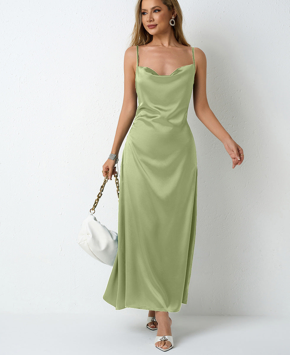 Pleated Sleeveless Dress | Tajstylo