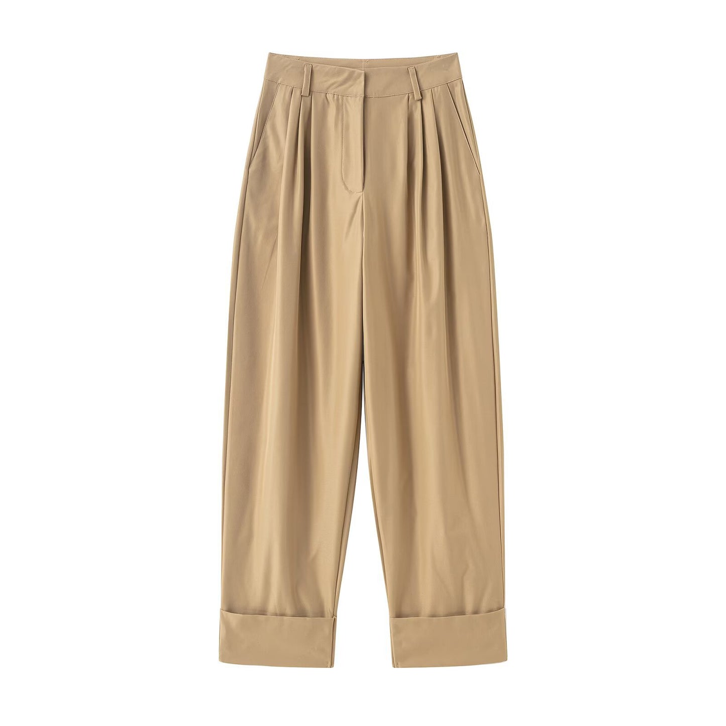 Versatile Pleated Casual Pants | Tajstylo