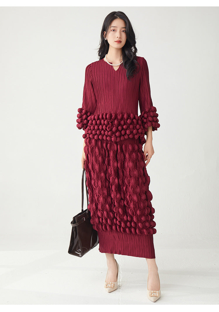 Elegant Two-Piece T-Shirt and Fitted Skirt Set | Tajstylo