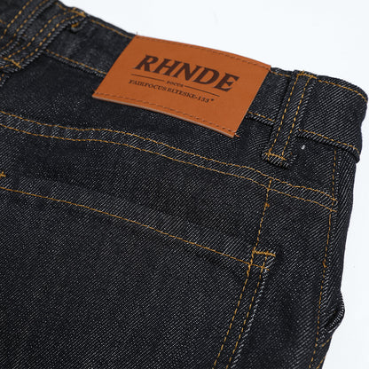 Original Color Denim Straight Leg Pants | Tajstylo