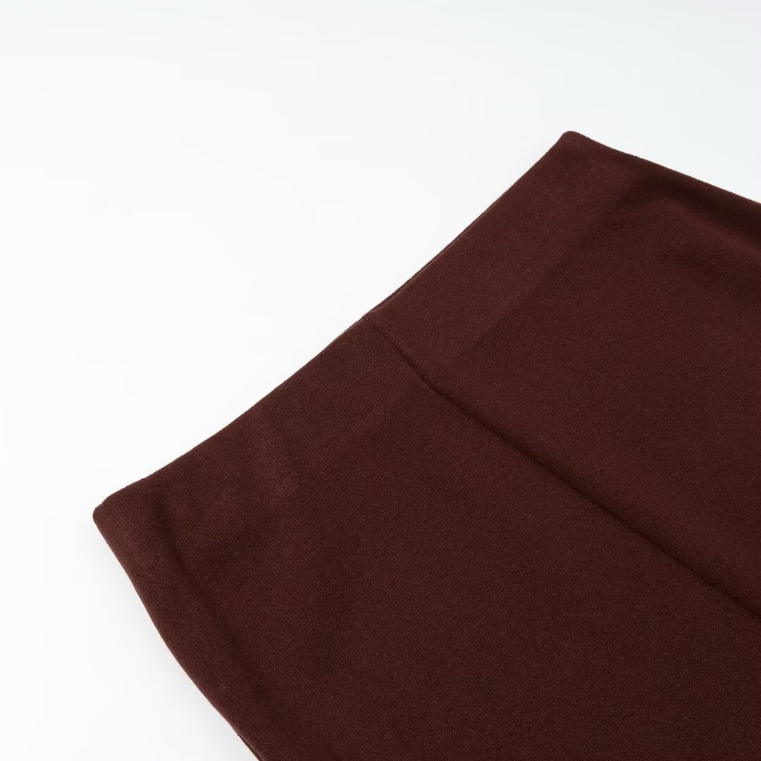 Knot Detail Top and Flute Midi Skirt Set | Tajstylo