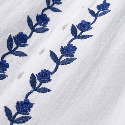 Embroidered Strapless Midi Dress | Tajstylo