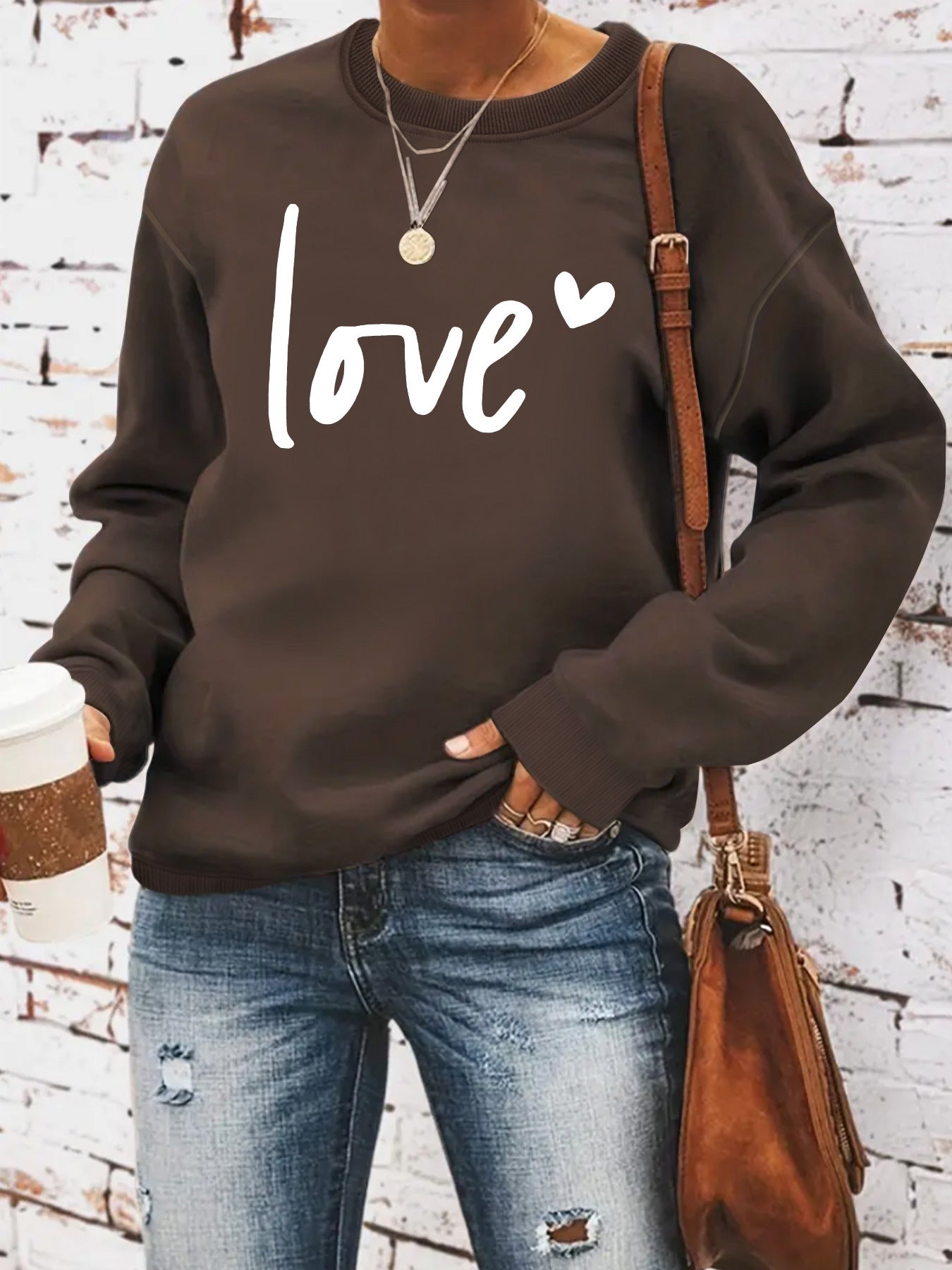 Love Printed Hoodie | Tajstylo