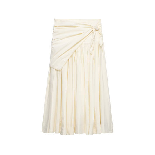 Fluffy Scarf and MIDI Skirt Set | Tajstylo