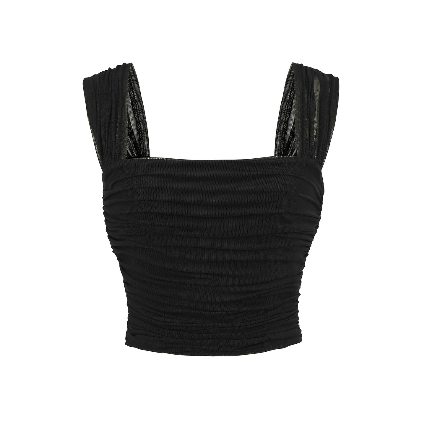 Wrinkled Camisole Vest | Tajstylo