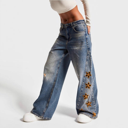 High Waisted Loose Jeans | Tajstylo