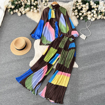 Chic Two Piece Set Top and Pants | Tajstylo