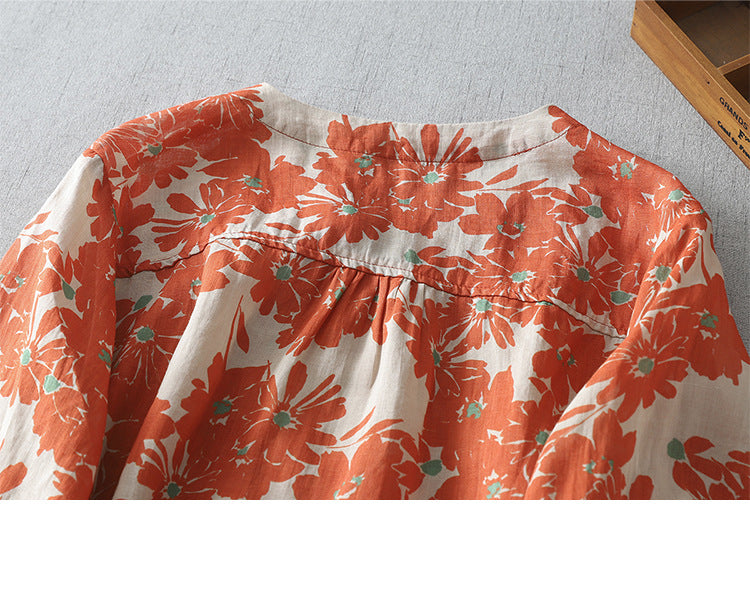 Floral Loose Blouse | Tajstylo