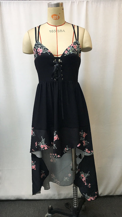 One Shoulder Floral Maxi Dress | Tajstylo