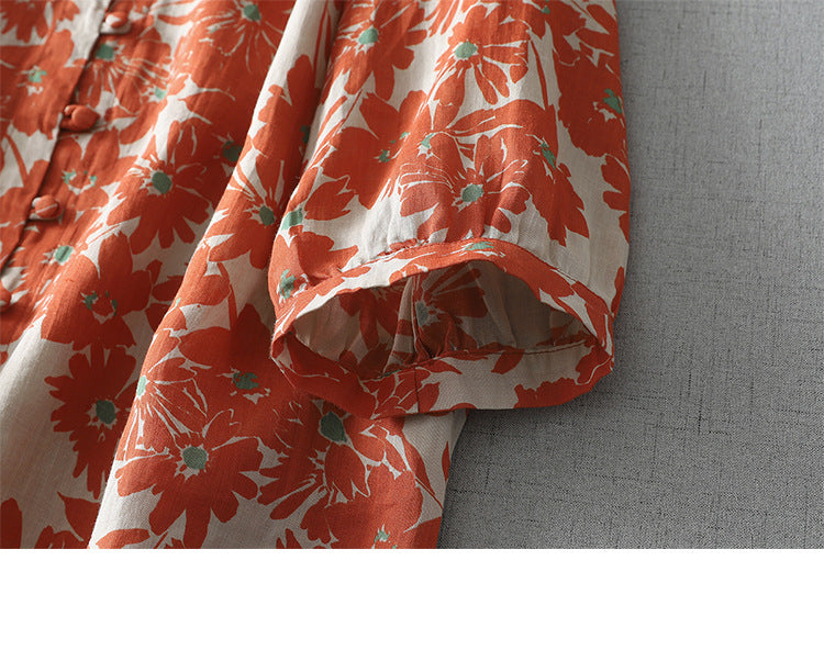 Floral Loose Blouse | Tajstylo