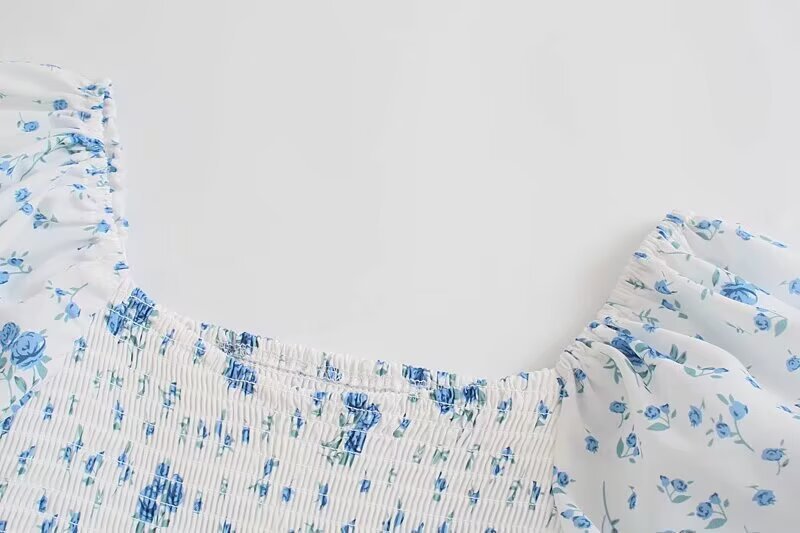 Chic Printed Long Dress | Tajstylo