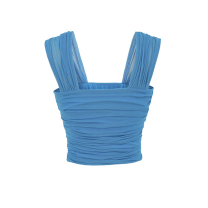 Wrinkled Camisole Vest | Tajstylo