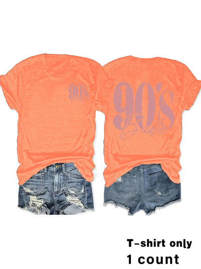 90s Print Vintage Graphic Tee | Tajstylo