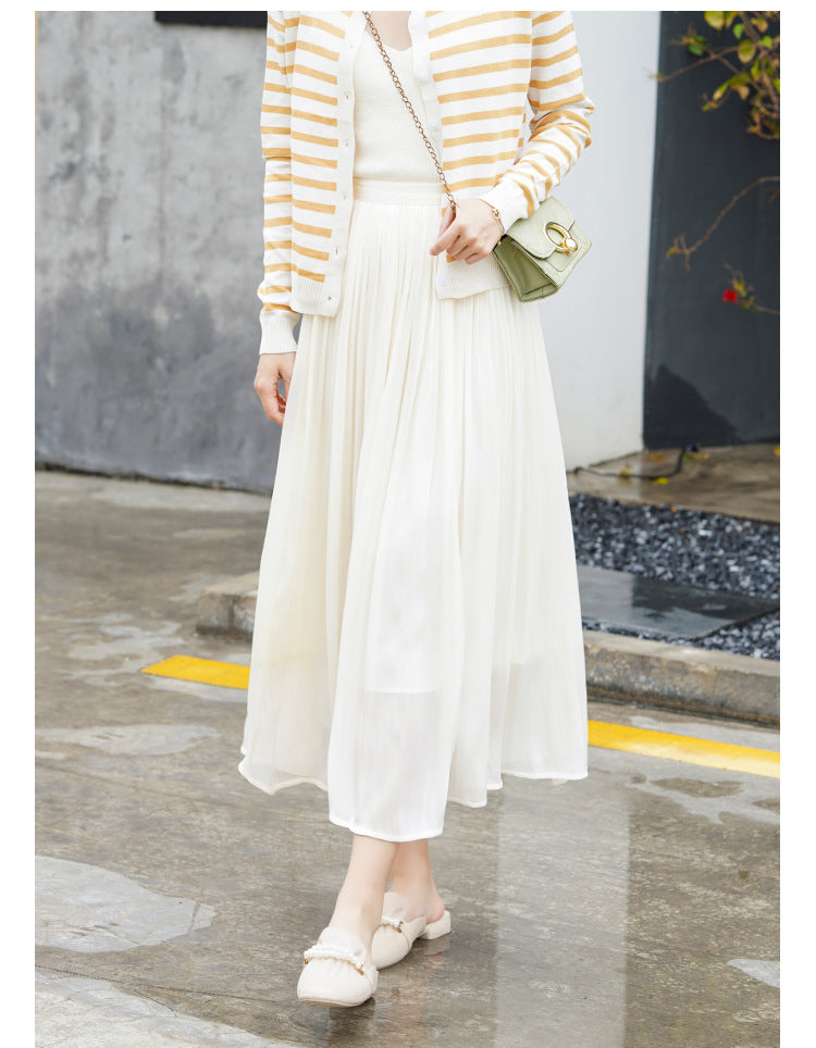 Elegant A-Line Skirt for Women | Tajstylo