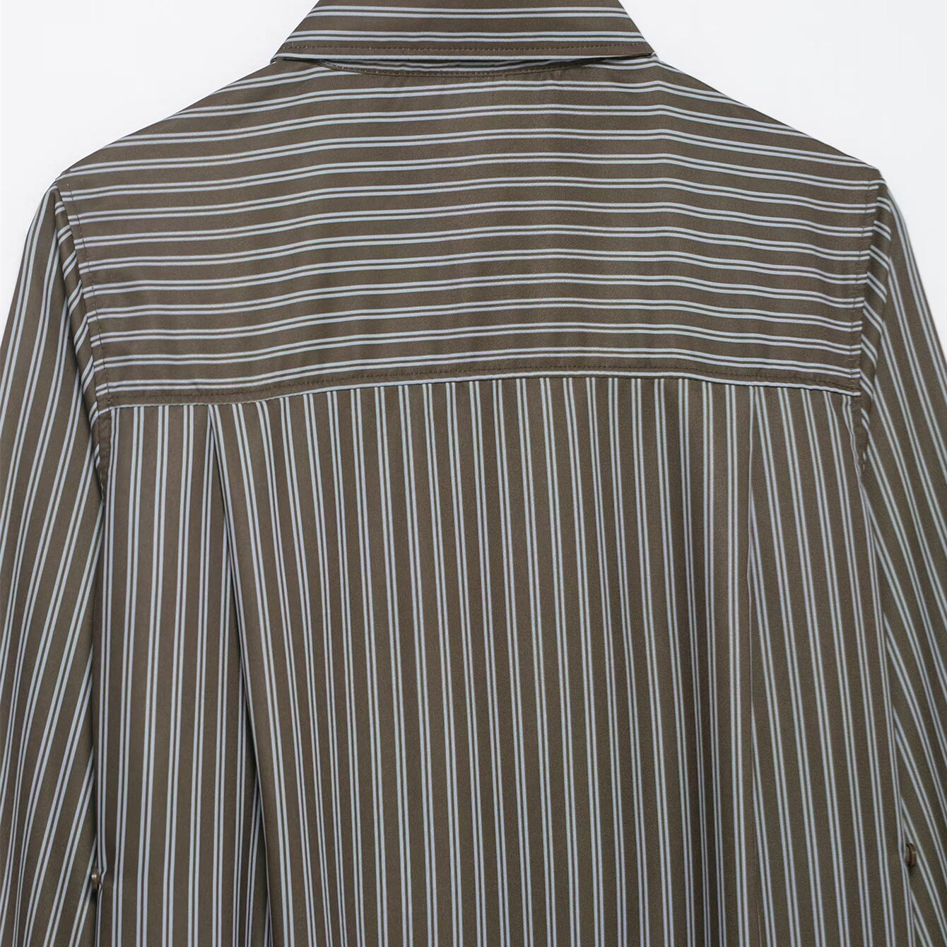 Casual Striped Poplin Shirt | Tajstylo