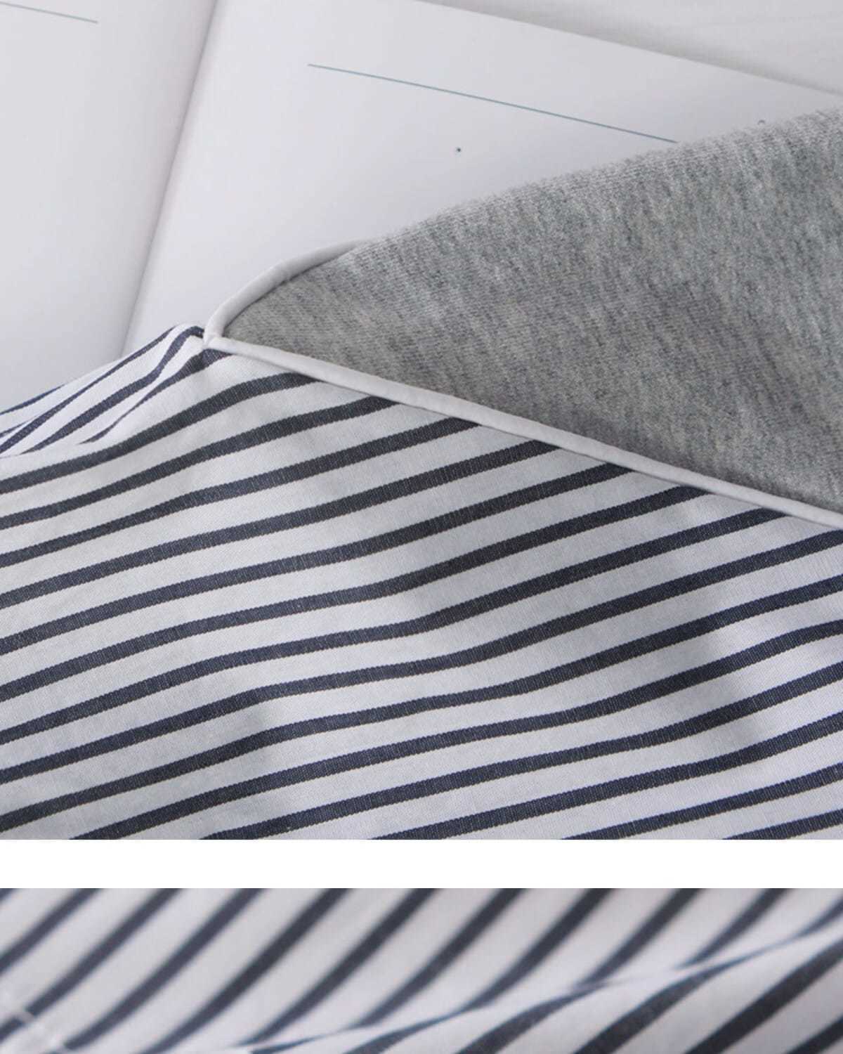Patchwork Striped Oversized Hoodie | Tajstylo