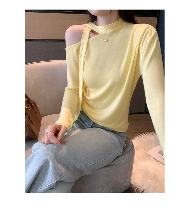Lace Up Butterfly Long Sleeve Top | Tajstylo