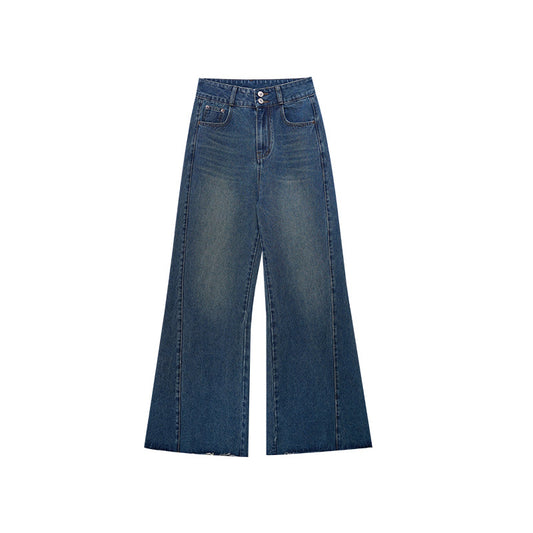High Waisted Micro Flared Jeans | Tajstylo