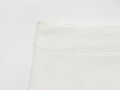 Fitted Suit Dress Wrap Waist A-Line Mini Skirt | Tajstylo