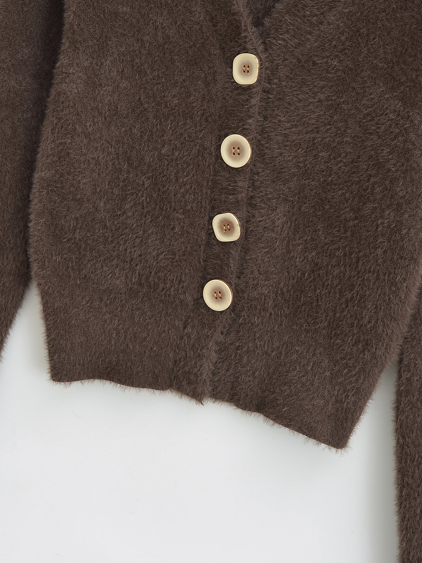 V-Neck Long Sleeve Cardigan Sweater | Tajstylo