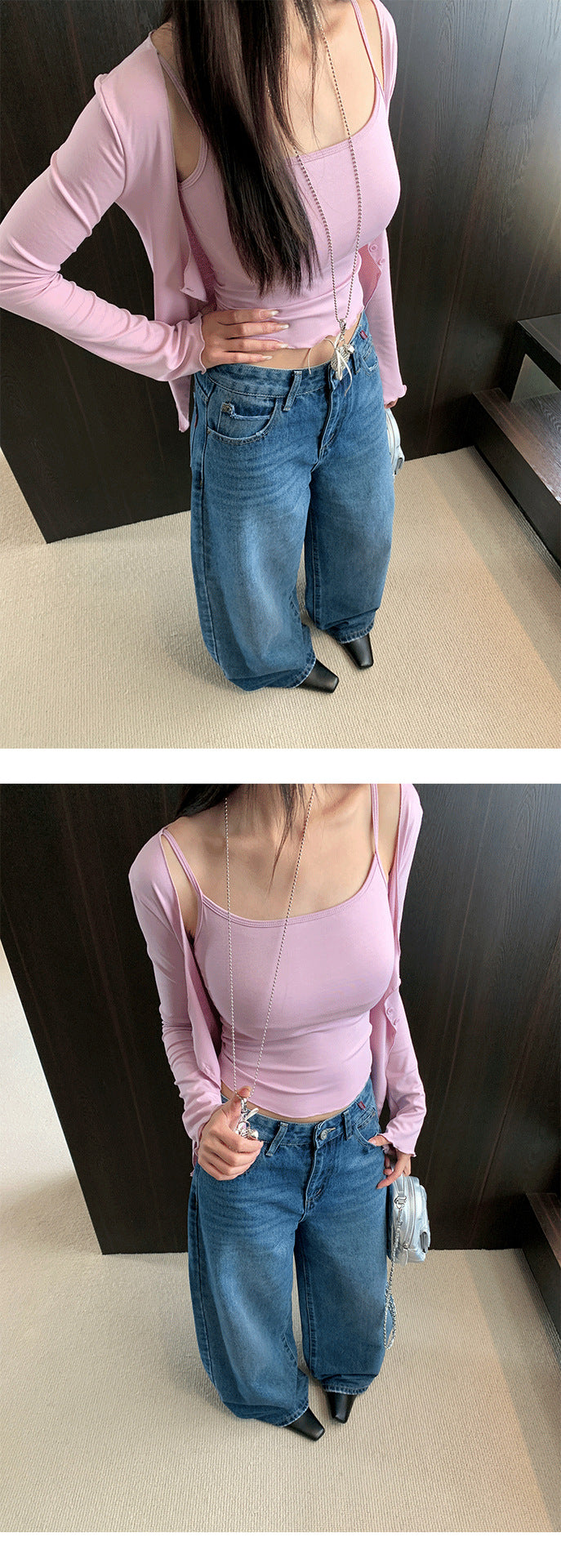 Distressed Wide Leg Jeans | Tajstylo