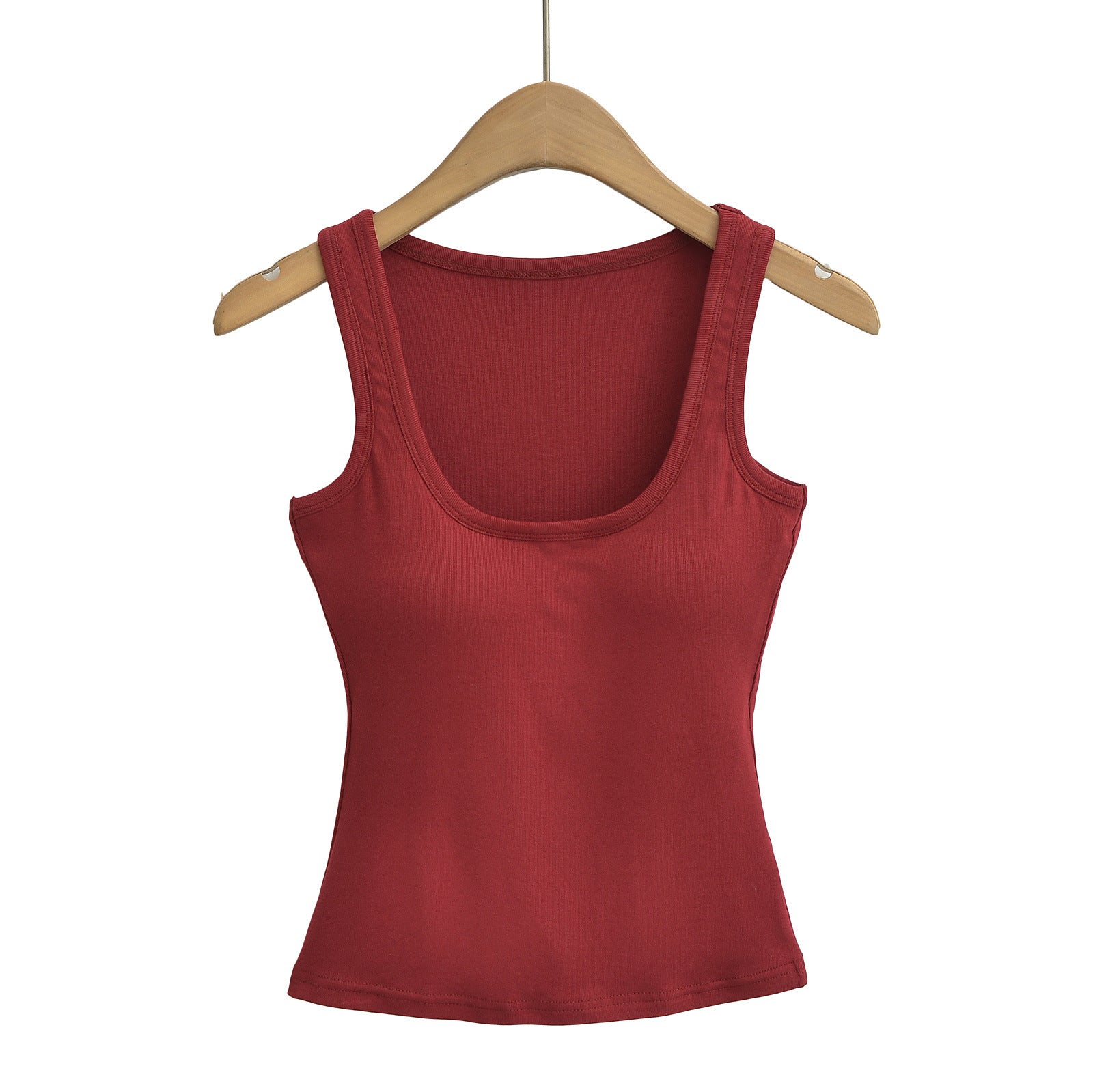 Woman wearing Strap Vest Top in casual setting