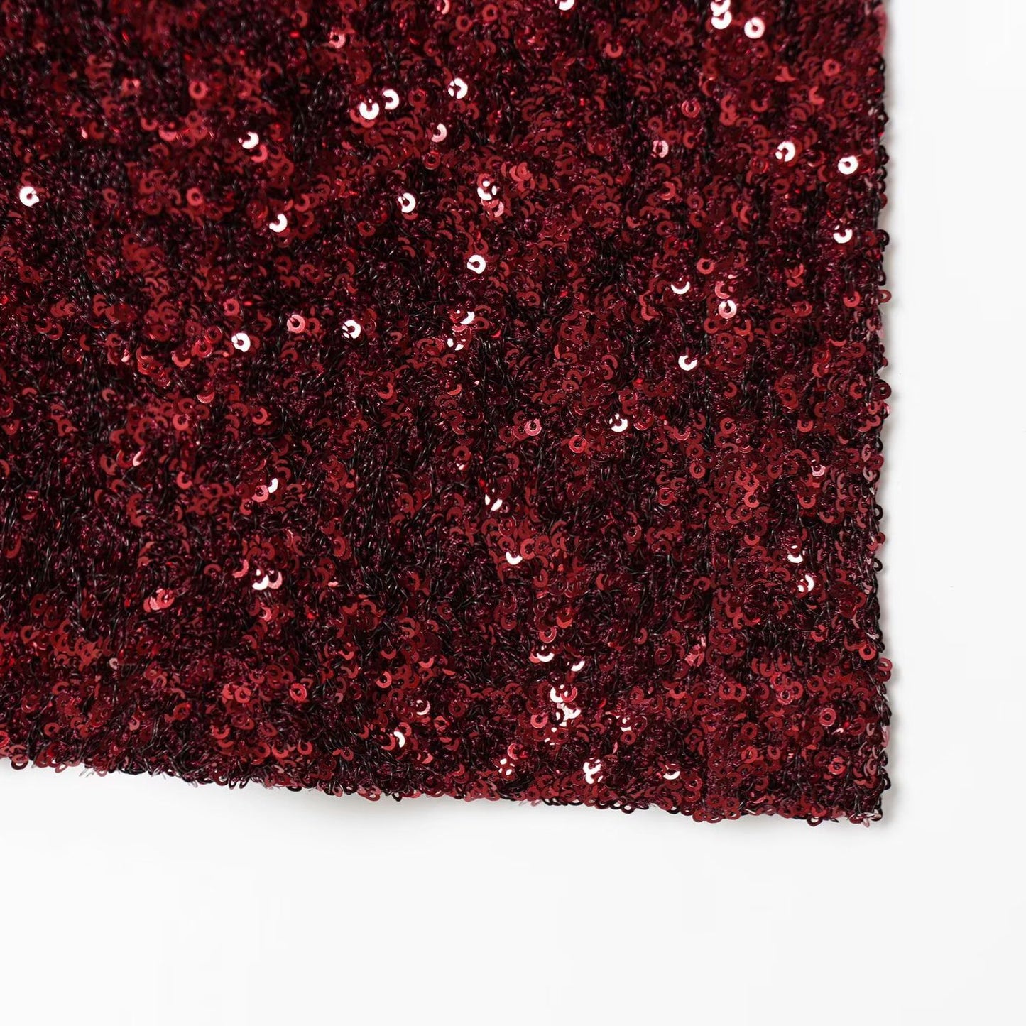 Burgundy Beaded Deep V Neck Long Dress | Tajstylo