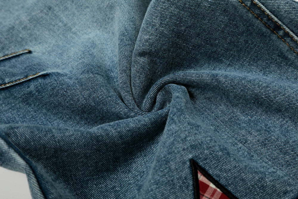 Washed Denim Pants | Tajstylo