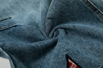 Washed Denim Pants | Tajstylo