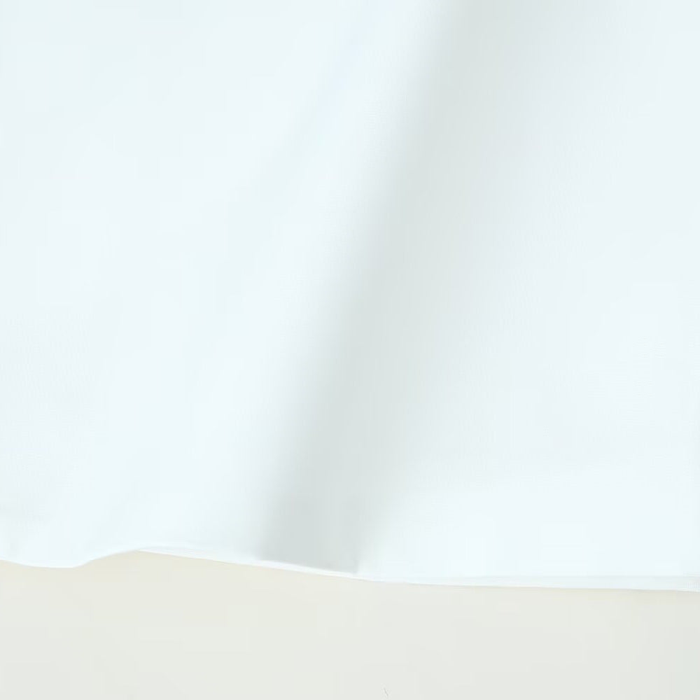 White Stand Collar Waist Cinching Dress | Tajstylo