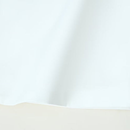White Stand Collar Waist Cinching Dress | Tajstylo