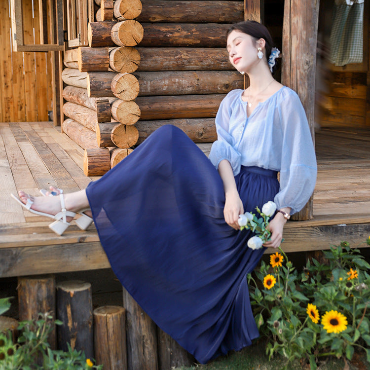 Elegant A-Line Skirt for Women | Tajstylo