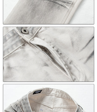 Distressed Flared Denim Pants | Tajstylo