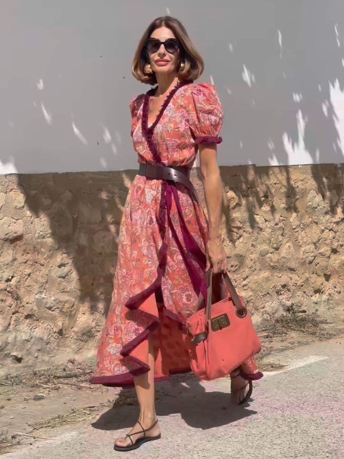 Bohemian Elegant Midi Dress | Tajstylo