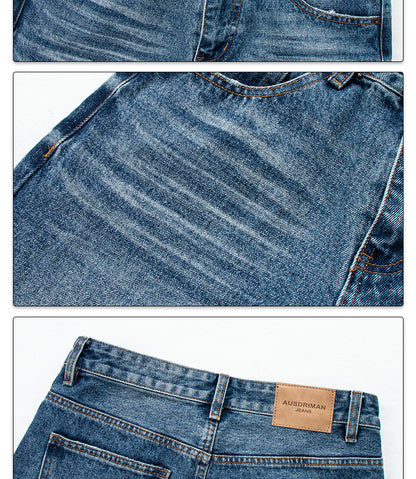 Distressed Flared Denim Jeans | Tajstylo