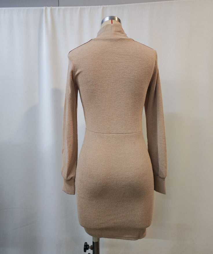 Color Block Knit Dress | Tajstylo