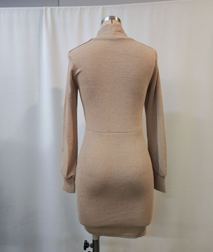 Color Block Knit Dress | Tajstylo