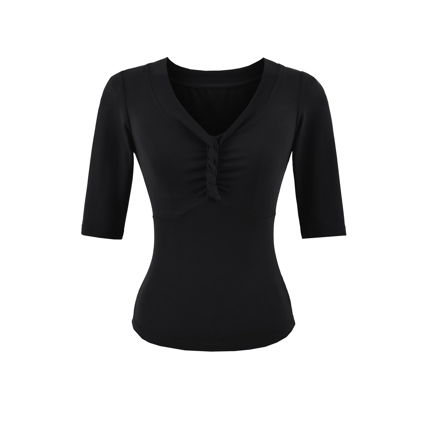 V-Neck Short Sleeve Top for Women | Tajstylo
