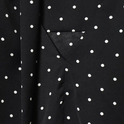 Polka Dot Tie-Up Scarf Dress | Tajstylo