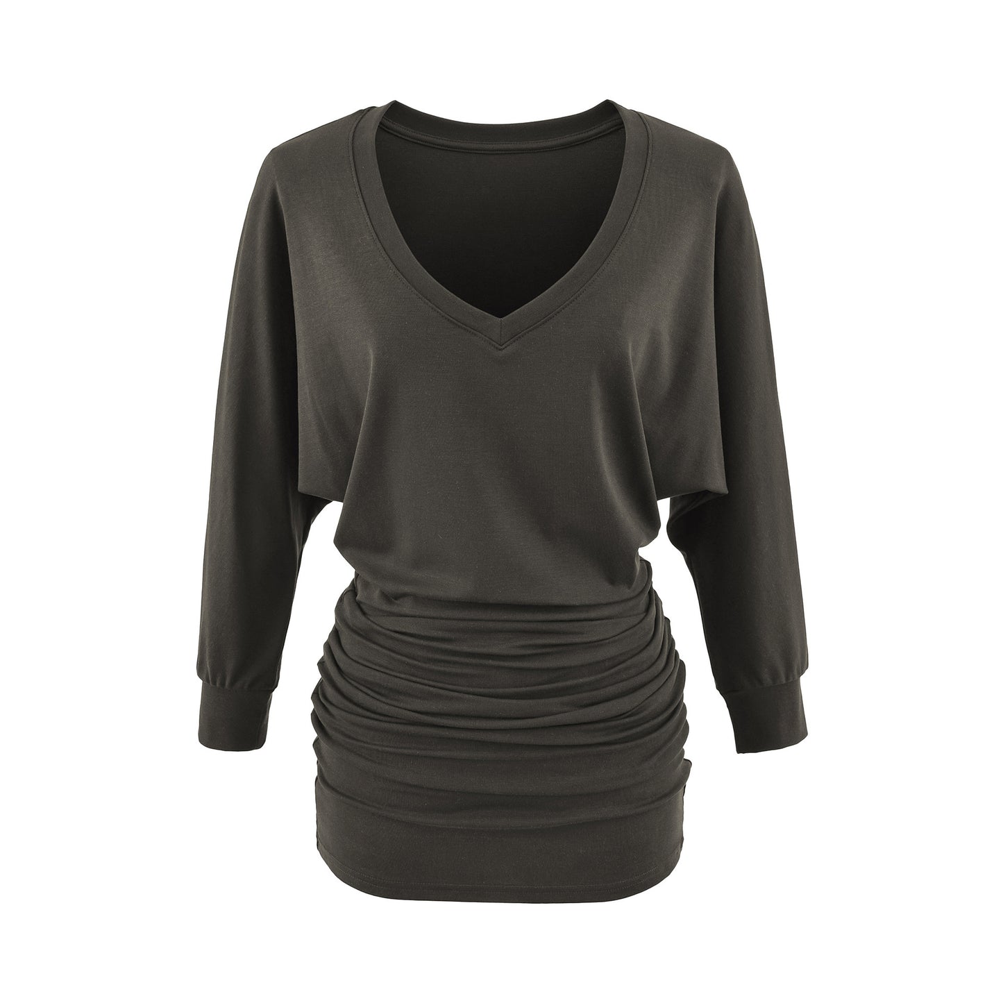 Long Sleeved Color Block Dress | Tajstylo