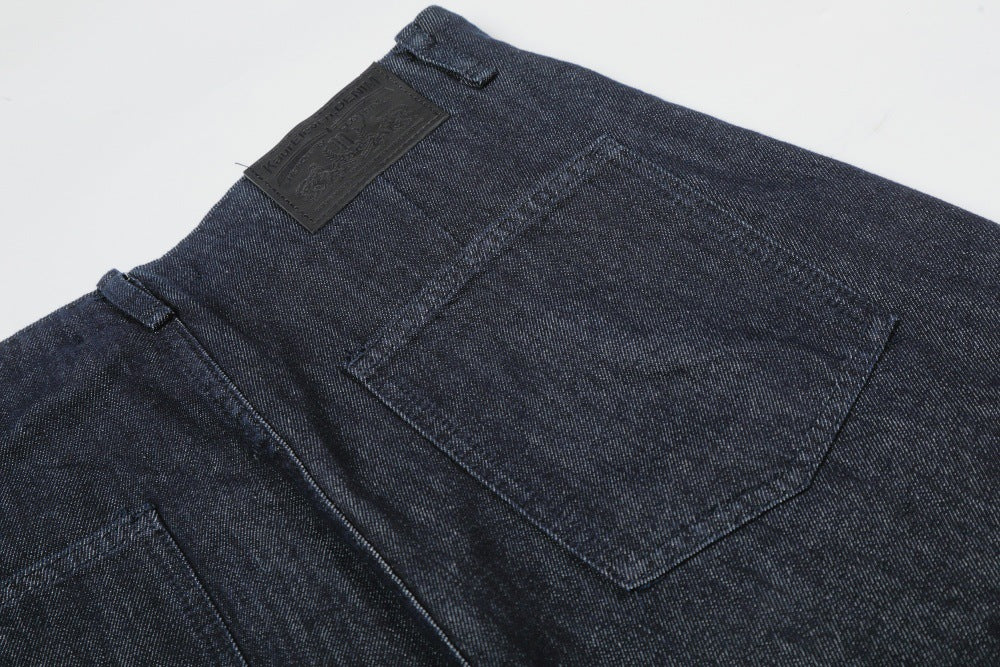 Wide Leg Denim Pants with Zipper Fly | Tajstylo