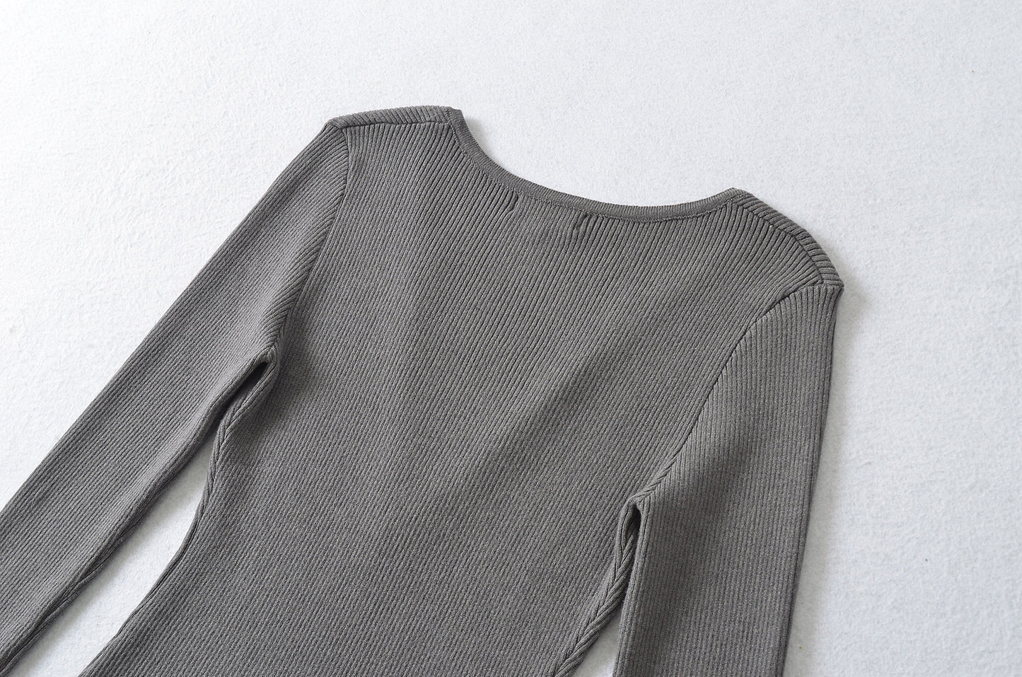 Color Block Boat Neck Long Sleeve T-Shirt | Tajstylo