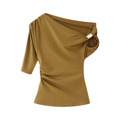 Asymmetric Simple Top for Women | Tajstylo