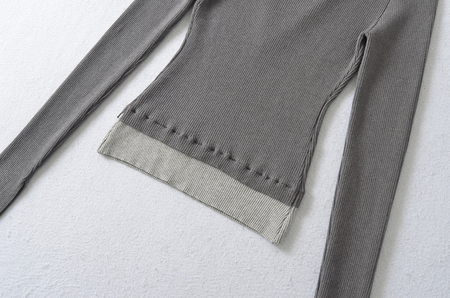Color Block Boat Neck Long Sleeve T-Shirt | Tajstylo
