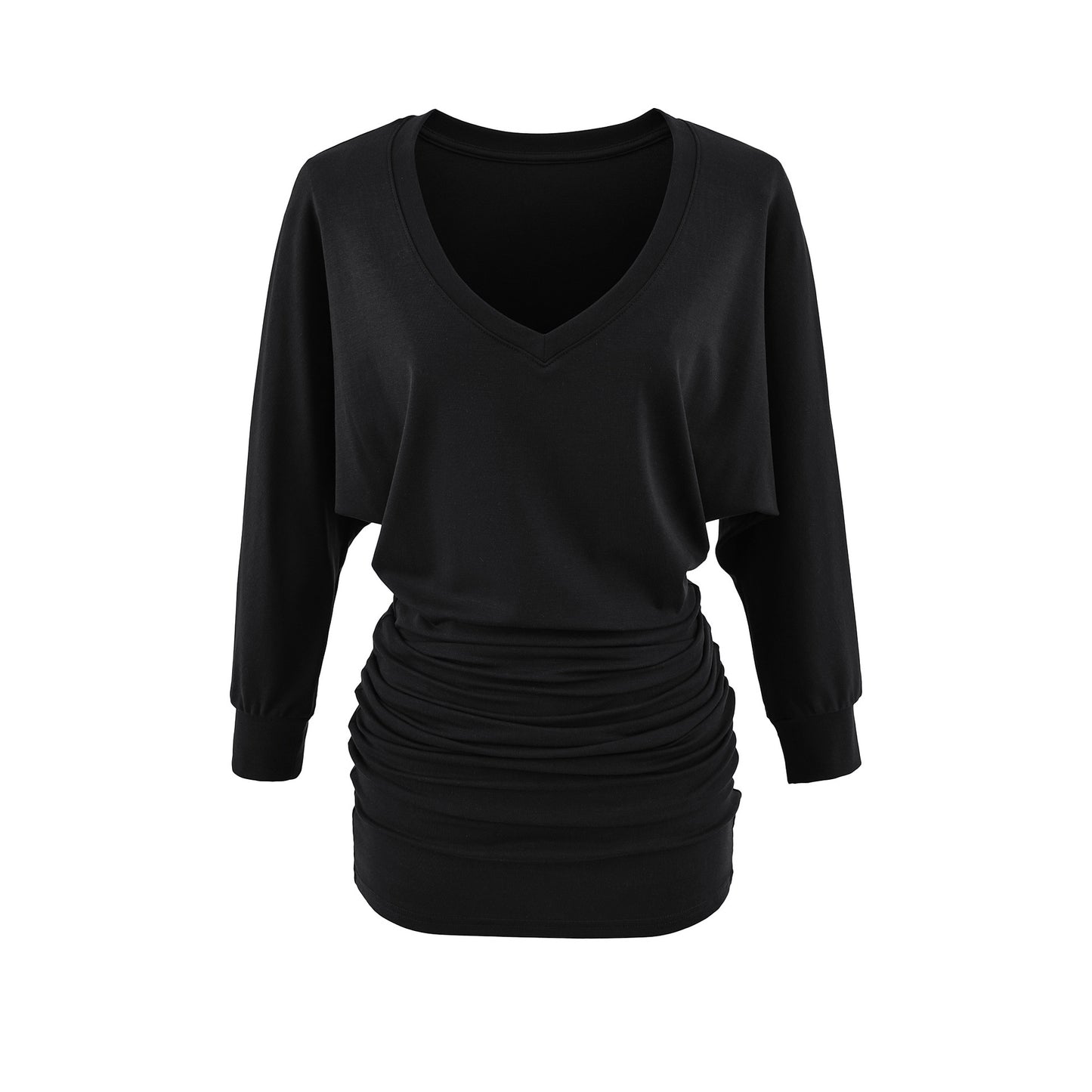 Long Sleeved Color Block Dress | Tajstylo