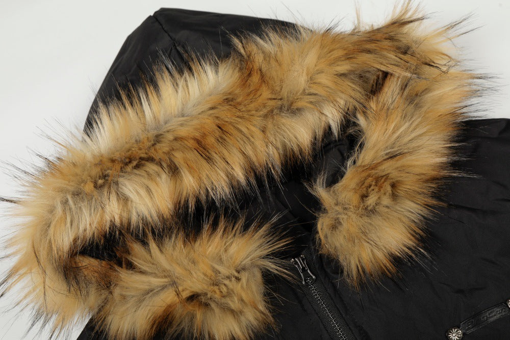 Letter Print Down Puffer Jacket | Tajstylo