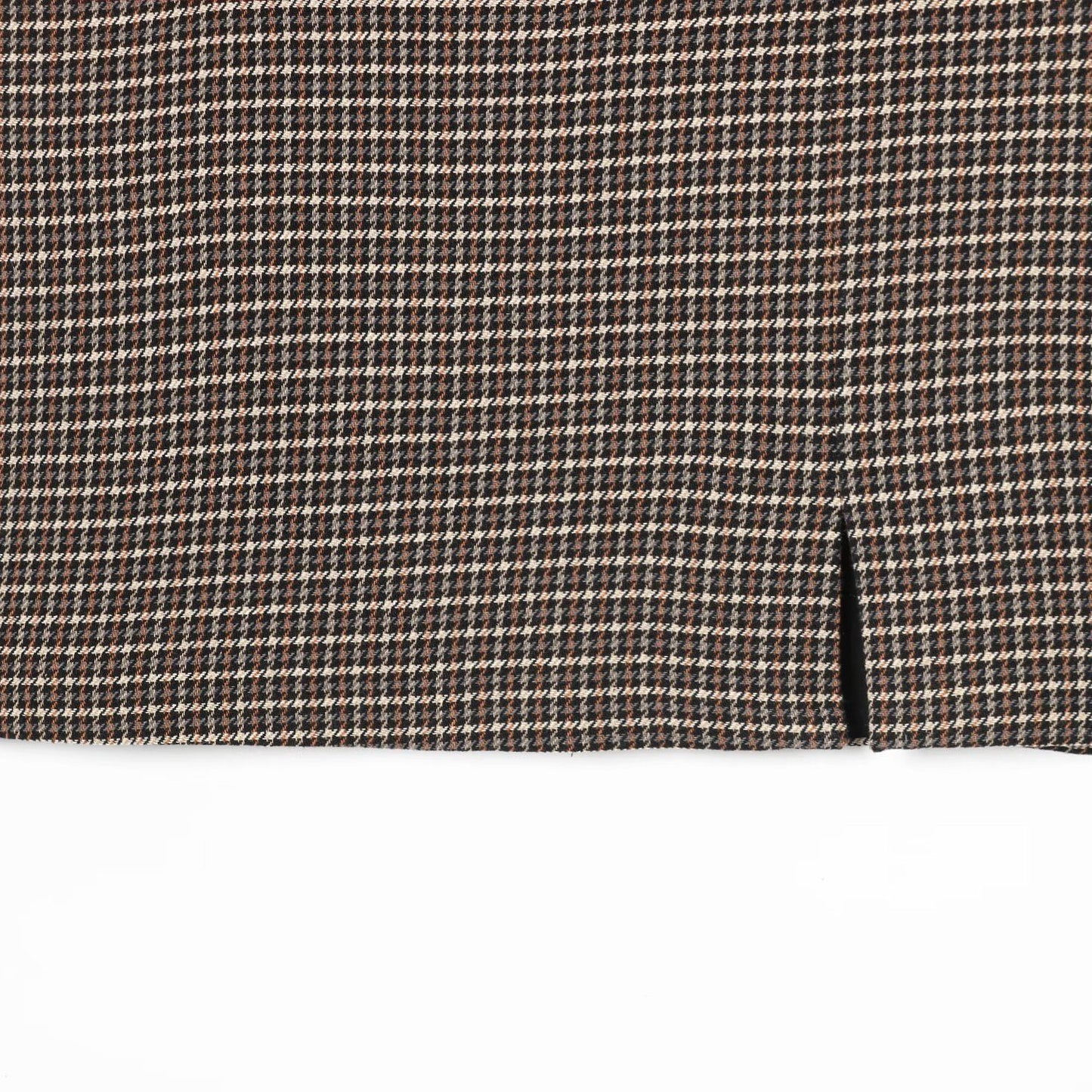 Houndstooth Jacket and Waistband Skirt Pants Set | Tajstylo